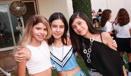  Valeria Zermeño, Luciana Arredondo y Ana Paula Trujillo.