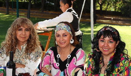  Alma Moya, Laura Rangel y Lorena Alderete.