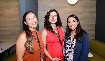  Estefanía del Valle, Gisela Lara y Fabiola Orta.