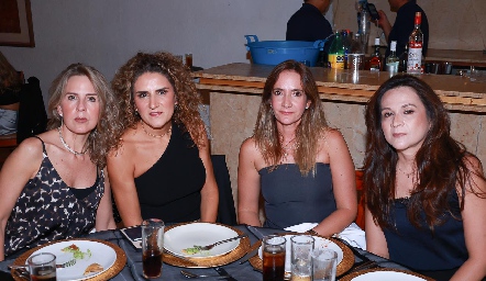  Verónica Berrón, Berenice Díaz Infante, Ximena Ibarra y Greta Ortiz.