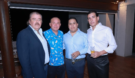 Agustín Félix, Víctor Alain, Marco Ávila y Miguel Guerra.