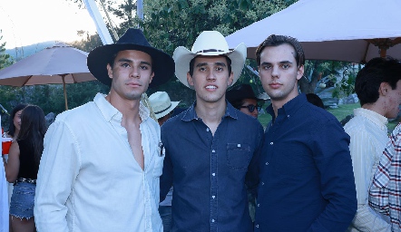  Jorge Siller, Marcelo Rodríguez y Bernardo Pérez.