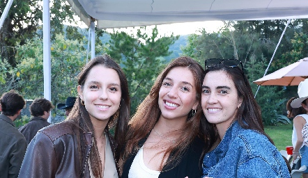  Marijó Enríquez, Priscila Martínez y Mariana Cueto.