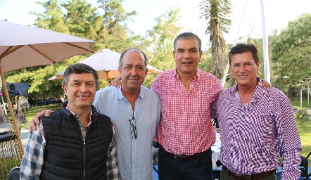  Ramiro Rodríguez, Mauricio Quijano, Javier Tobías y Germán Lara.