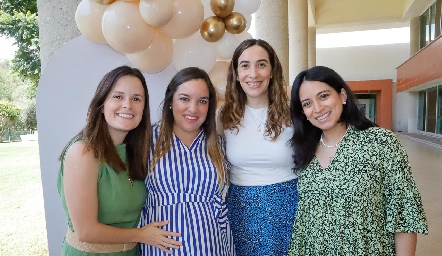  Ana Paty Meade, Alejandra Gutiérrez, Ana Sofía Aranda y Alejandra Quesada .