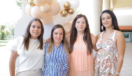  Marijó Báez, Alejandra Gutiérrez, Diana Ruiz y Adi Rojas.