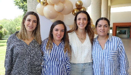  Paulina Robles, Alejandra Gutiérrez, María Cueli e Isa Torre.