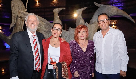  Víctor Rosas, Rebeca Sandoval, Lety Serment y Ricardo de la Torre.