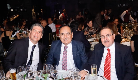  Sergio Escobedo, Guillermo Noyola y Omar Martínez.