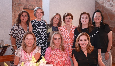  Graciela Torres, Cecilia Bárcena, Carmen Zapata, Lorena Maza, Jeny Cázares, Diana Iwadare, Alicia de la Rosa, Mimí Hinojosa y Mónica Dorador.