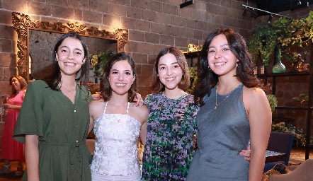  Julieta Contreras, Lorena Córdova Maza, Jimena Contreras y Marijó López.