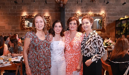  Gloria Acosta, Lorena Córdova, Lorena Maza y Norma Moreno.