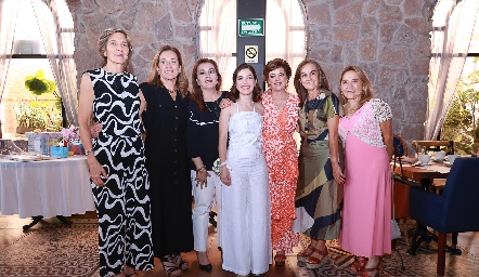 Cecilia Bárcena, Mónica Dorador, Jenny Cázares, Lorena Córdova, Lorena Maza, Carmen Zapata y Alicia de la Rosa.