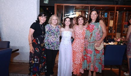  Marusa Maza, Norma Moheno, Lorena Córdova, Lorena Maza y Zenaida Lapuente.