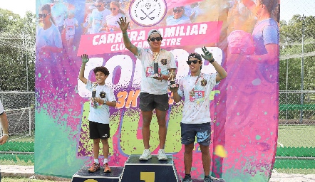  Miguel Ángel Martínez, Carlos de los Santos y Marcelo Lozano.