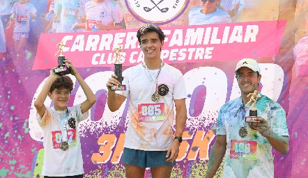  Rodrigo de Alba, Pablo Díaz y Javier Meade .