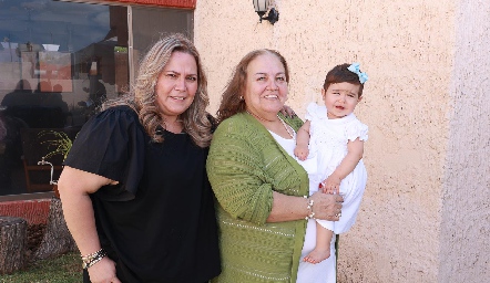  Blanca Salinas, Blanca Villarreal e Inés Rivera.