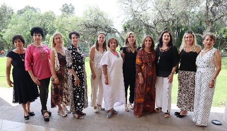  Gela de la Rosa, Lucy Stahl, Laura Villasuso, Leticia Nieto, Diana Guel, Marilú Lira, Norma Cortez, Martha Acevedo, Laura Solís, Tesi Toranzo, Mari Carmen Morales Reyes.