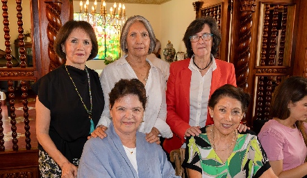  Coco Hernández, Malú Bocard, Mayte Nevares, Pilar Labastida y Marhta Portillo.