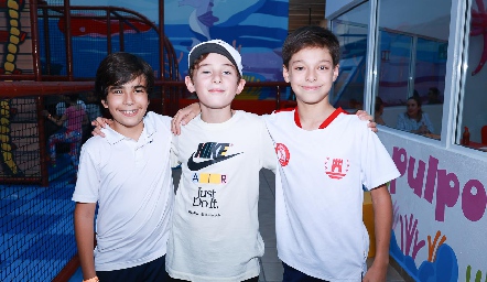  Alejandro Bretzfelder, Leonardo de Alba y Rafael Espinosa.