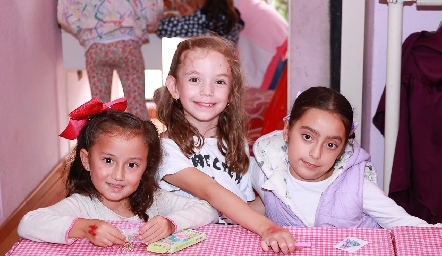  Inés Rubio, Roberta Tamez y Renata Reyna.