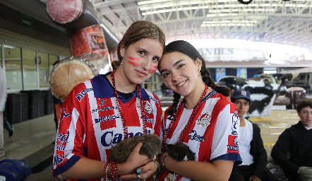  Vanessa Elizondo y Rocío Celis.