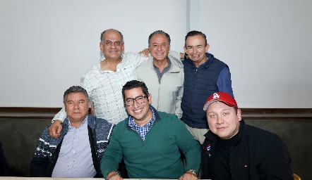 Jorge Schekaibán,  Mario Dahda, Alejandro Pérez, Víctor López.