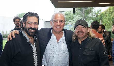  Anuar Gerala, Tatis Abud y Ricardo Acosta.