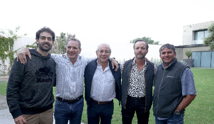  Roberto Abud, Ricardo Abud, Tatis Abud, Alberto Castro y Juan Ariel Reyes.