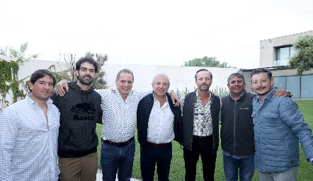  Roberto Abud, Ricardo Abud, Tatis Abud, Alberto Castro, Juan Ariel Reyes y Horacio Lizaola.