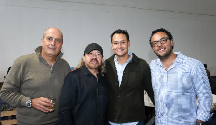  Pollo Alcalá, Ricardo Acosta, Ricardo Leos y Xavier Campos.