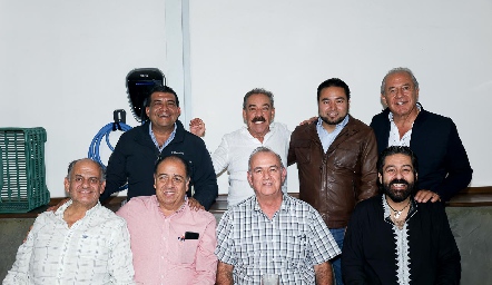  Jorge Schekaibán, Miguel Ángel Morales, Gerardo Zermeño, Tatis Abud, Alberto Castro,  Poni García, Efraín Luna y Anuar Gerala.