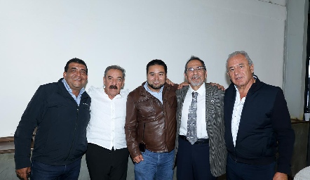 Alberto Castro, Poni García, Efraín Luna y Tatis Abud.