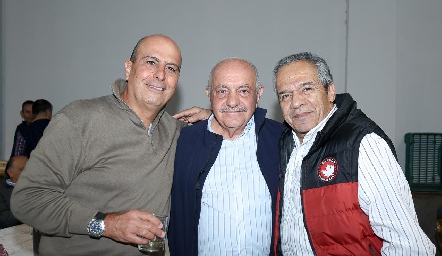  Pollo Alcalá, Tito Sarquis y Julián Abud.