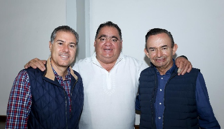  Elías Dip, Pancho Duque y Alejandro Pérez .