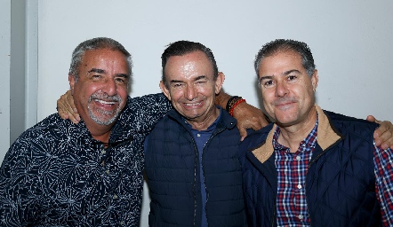  Chavo Pérez, Alejandro Pérez y Elías Dip.