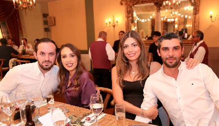  Eduardo Zepeda, Paola Ascanio, María José Macías y Jerónimo Labastida.