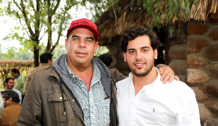  Jaime Ascanio con su papá Jaime Ascanio.