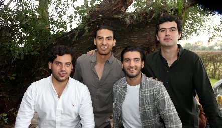  Jaime Ascanio, Jaime Rosales, Elías Navarro y Mauricio Pérez.