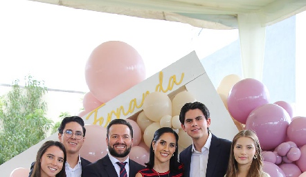  Tamara Alemán, Óscar González, Francisco de Alba, Vanessa Rodríguez, Fernanda de Alba, Alejandro González y Jay Chambers.