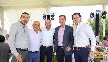  Paco del Camino, Fabián Lomas, Mario Azuara Oliver Meade y Alberto Bejarano.