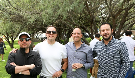  Guillermo Torres, Paco Cerrillos, Carlos Valdés y Ricardo Berrones.