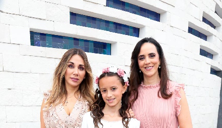  Montse Orozco, Ana Victoria Pedroza y Gloria Mojarro.