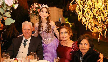  Javier Centeno, Valeria Centeno, Ana Mérida Trejo y Silvia Ocaña.