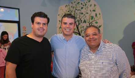  Mauricio Labastida, Santiago Labastida y Miguel García.