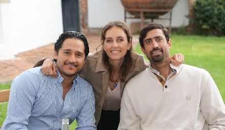  Juan Carlos Enríquez, Andrea César y Ricardo Ortiz.