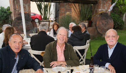  Jaime Díaz Infante, Manuel Muñiz y Carlos Velázquez.