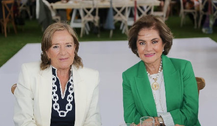  María Eugenia Meade y María Zendejas.