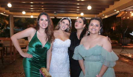  Rox Agundis, Adriana Zapata, Jaz Villalba y Lau Correa.