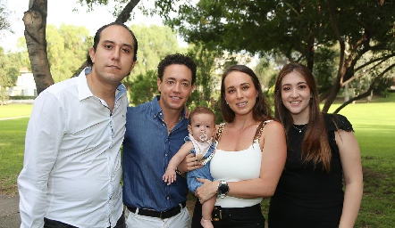  Pepe Silva, Chino Romo, Paloma Romo, Carolina Silva y Yamilé Fontes.